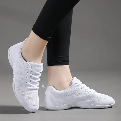Marwoo Sneakers bianche da cheerleading per ragazze - Scarpe sportive leggere da allenamento, camminata e tennis per bambine e donne - 2316