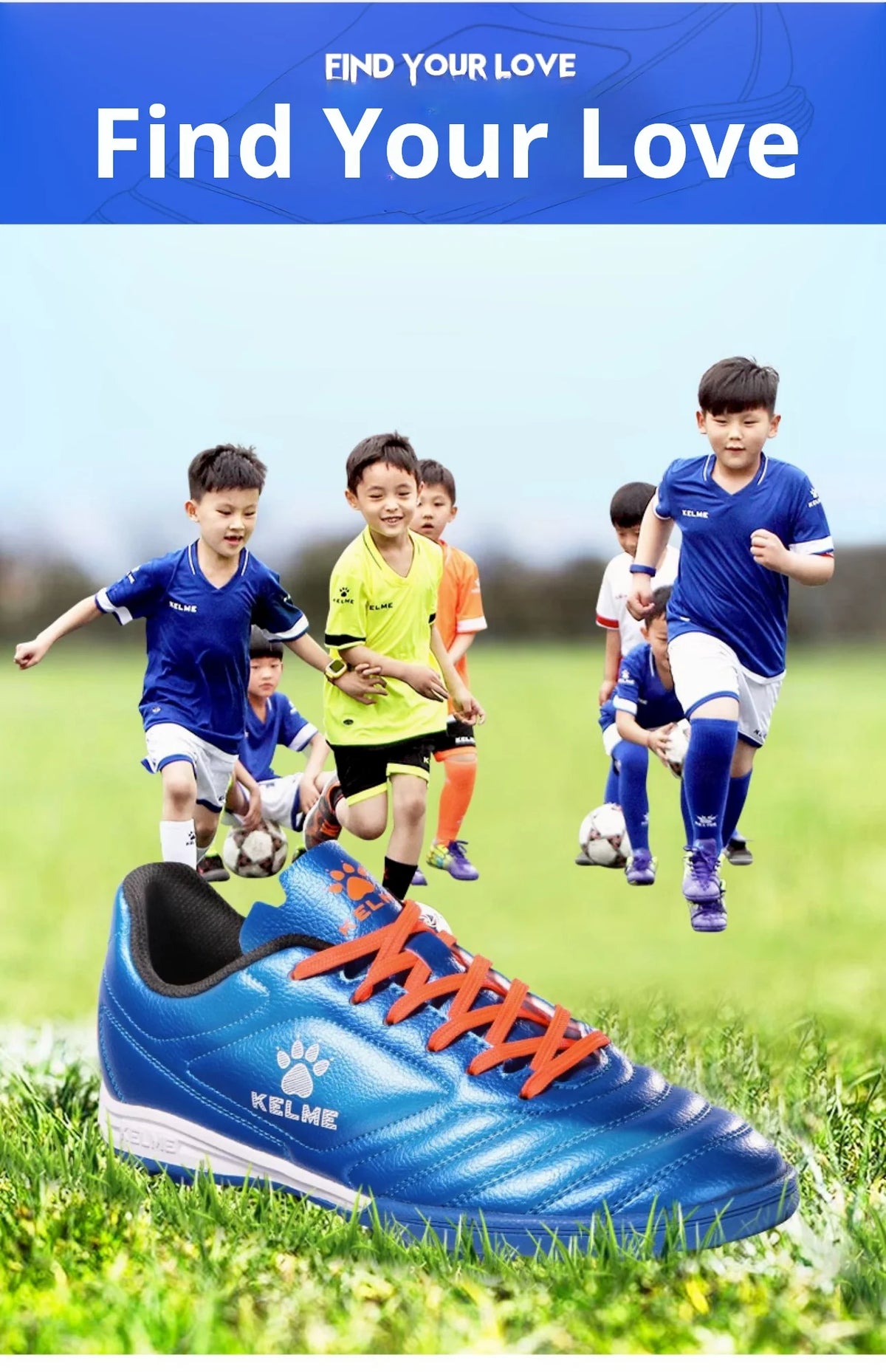 Kelme Tf Broken Nail Pantofi de fotbal pentru adulți și tineri Pantofi de fotbal antiderapanti pentru gazon artificial Pantofi de fotbal pentru jocul de cinci contra cinci Pantofi de fotbal sportivi