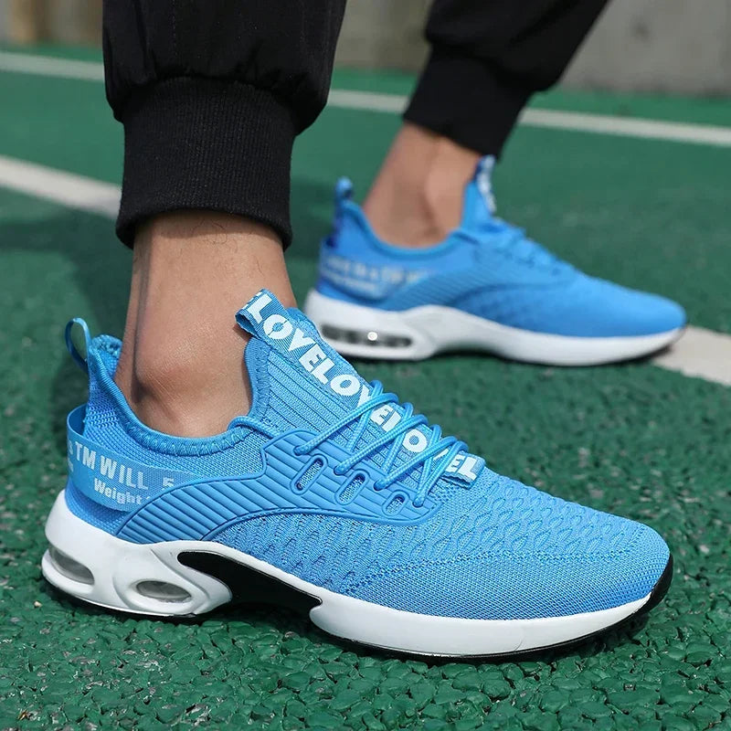 Moški športni čevlji z debelo podplatjo in modnim dizajnom, zračni in udobni čevlji, čevlji za pohodništvo na prostem, Zapatillas Hombre De Segu