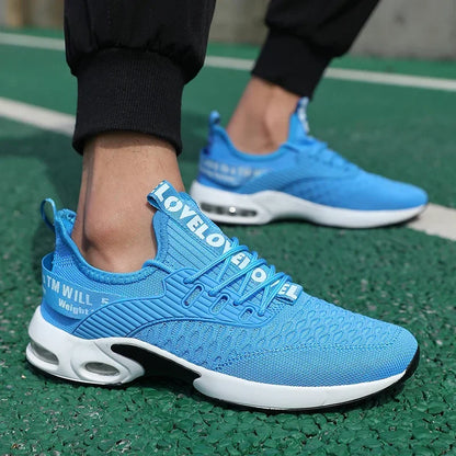 Moški športni čevlji z debelo podplatjo in modnim dizajnom, zračni in udobni čevlji, čevlji za pohodništvo na prostem, Zapatillas Hombre De Segu