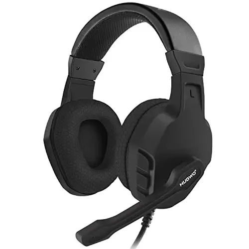Casque de jeu NUBWO U3 avec microphone, casque filaire supra-auriculaire avec fonction de mise en sourdine et contrôle du volume pour PS5, PS4, PC, Mac, Switch et Xbox One.