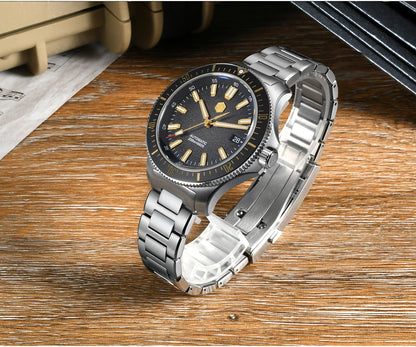 San Martin 2025 New Upgraded Version 40mm Dive Watch Men Original Design NH35 Automatic Mechanical Waterproof 200m SN0118