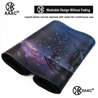 Podkładka pod mysz Lich King World Of Warcraft XAXC, duża podkładka na biurko pod klawiaturę i mysz, antypoślizgowa gumowa podkładka gamingowa pod mysz, mata pod mysz do laptopa