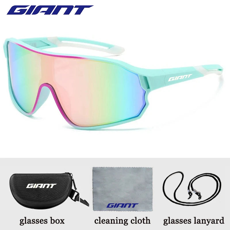 GIANT Cycling Glasses men and women UV400 Anti Fog HD REVO Lenses CE/ANSI Certified Cateye Design MTB/Road Bike