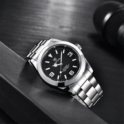 BENYAR 2025 New Men's Automatic Mechanical Watch Business Sports Luxury Men's Watches 50M Waterproof Clock Relogios Masculino