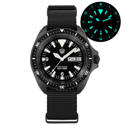 Watchdives WD1980 V3 Luxury Watch VH31 Sweep Seconds Quartz Movement AR Coating Sapphire Glass 10Bar Waterproof Men's Watches