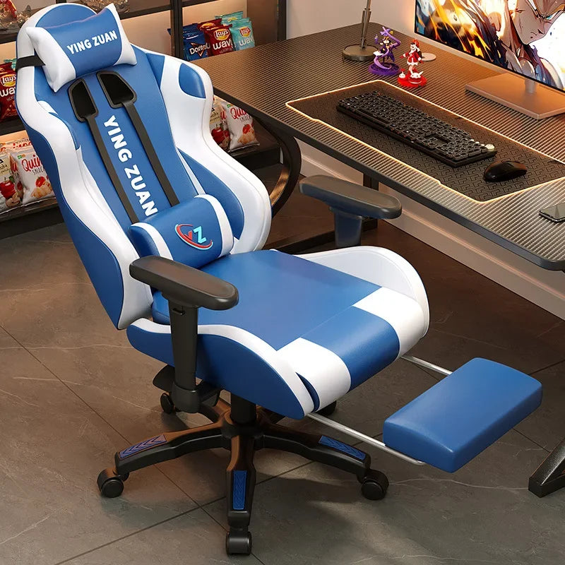 AOLIVIYA Modern Light Ergonomic Gaming Computer Chair Reclining For College Students Men Dormitory Home Office Study Room Seat