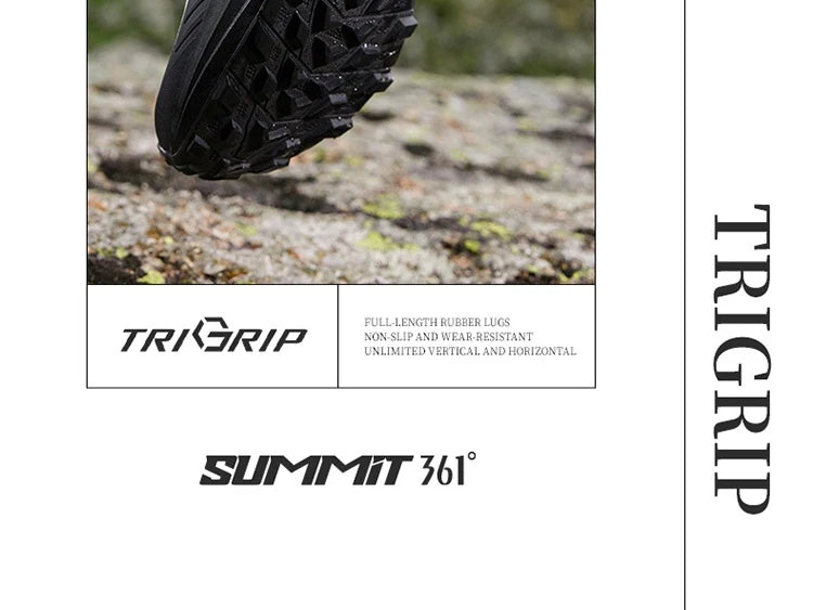 361 Degrees Yushan 3.0 Men Running Shoes Hiking Cushioning Flexible Breathable Non-slip Outdoor Jogging Male Sneakers 672532214