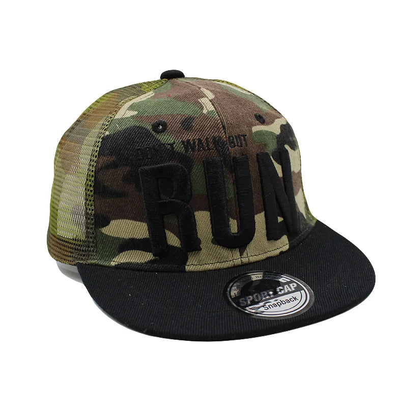 New Fashion Summer Children Baseball Caps Adjustable Breathable Mesh Trucker Cap Boys Outdoor Hat Sport Girl Run Snapback Hats