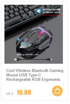 Mechanical Metal Gaming Mouse Wired Ergonomic RGB Backlit Game Mouse 12800 DPI Optical USB Mause Computer Mouse For Desktop PC