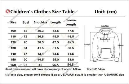 Children Battle Royals Hoodie Fortnite Boys Girls Cartoon Printed Pullovers Kids Sweatshirt Harajuku Streetwear Spring Winter