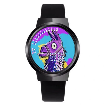 Fortnite Watch Cute Fashion Cartoon Personalized Kawaii Touch Night Light LED Student Electronic Watch Gift for Friends