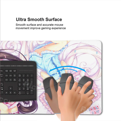 Nekopara XXL Home HD Computer Desk Mouse Anime Large Mouse Pad Office Laptop Computer Desktop Mat Game Accessories Tech