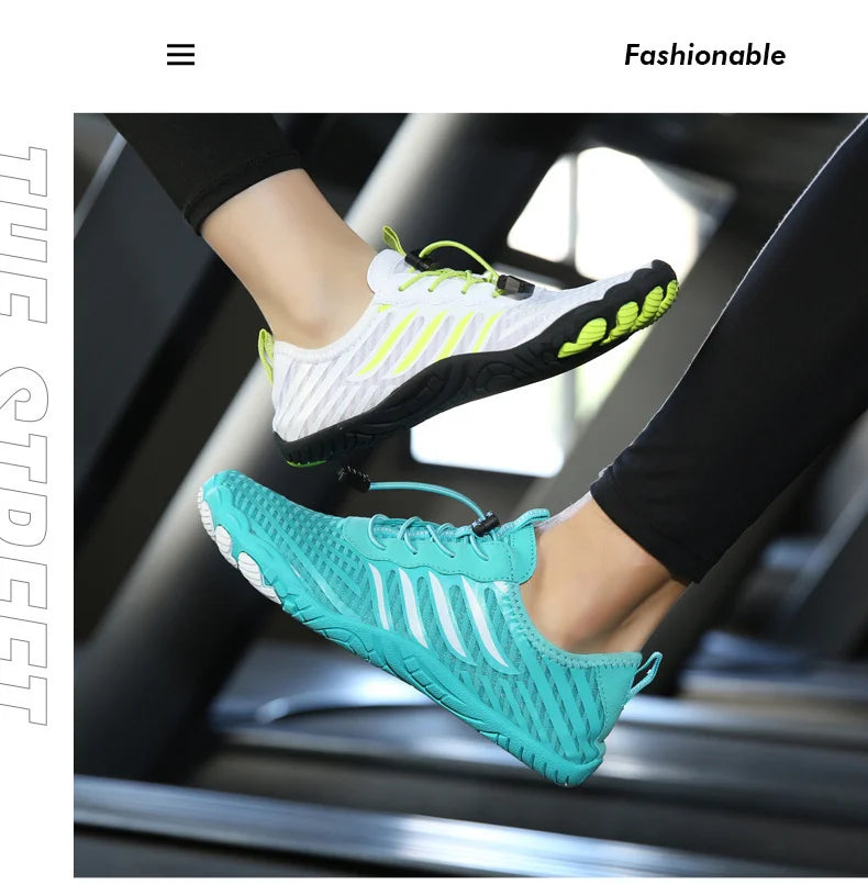 Uomo Donna Scarpe da acqua Scarpe acquatiche Scarpe drenanti Sport da spiaggia Sandali da nuoto Asciugatura rapida Canottaggio A piedi nudi Immersioni Pesca Surf Sneakers