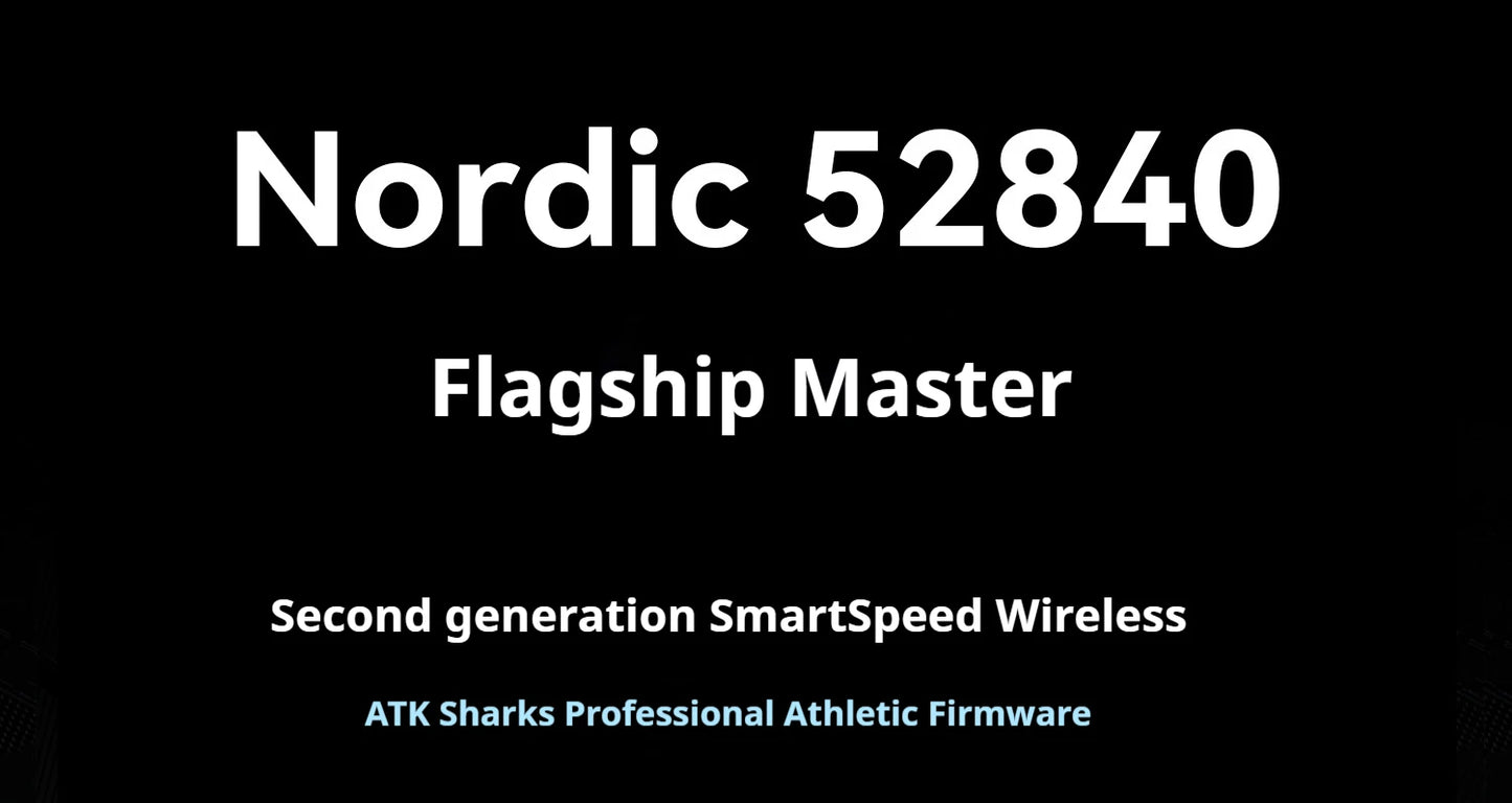 Mouse de gaming wireless ATK Z1 Pro Max Ultra, picioruș personalizat, PAW3950 Ultra Smart Speed Wireless, rată de polling 8k, latență redusă de 0.39ms