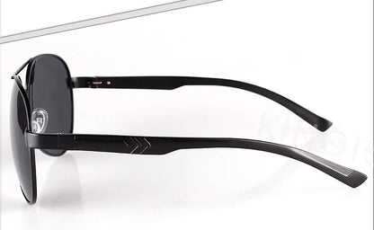 Classic Polarized Pilot Sunglasses For Male Driving Black Sun Glasses Men's Vintage Eyewear Gafas De Sol 8955