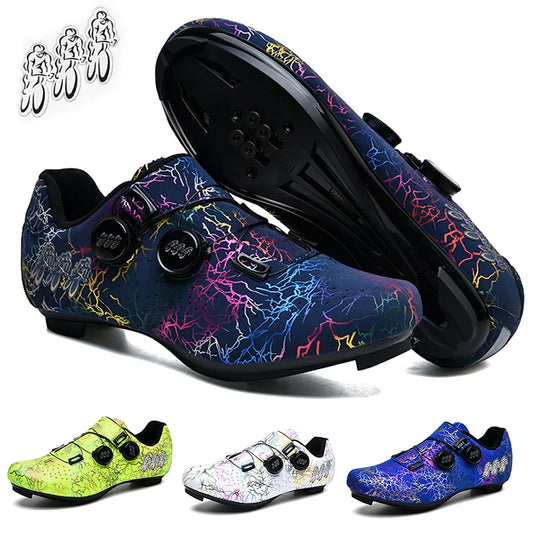 Professional Cycling Shoes Road Bike Men Racing Contest Self-Locking Speed Bicycle Sneakers Women SPD Cleats Cycling Footwear