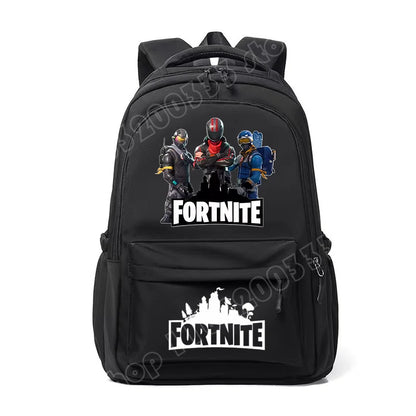Fortnites Kids Backpack Portable Large Capacity Student Schoolbag Cartoon Printed Shoulder Bag School Supplies for Boys Gift
