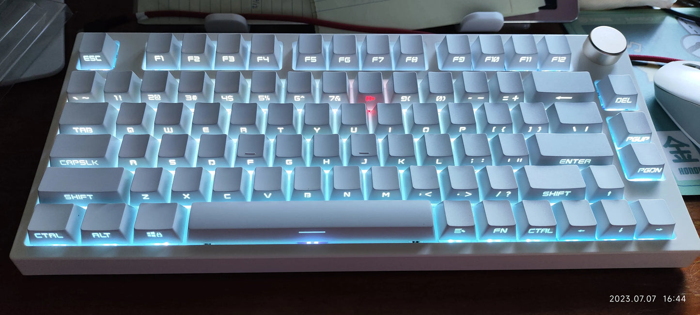 Teclas retroiluminadas con grabado lateral de 131 teclas para teclado mecánico con interruptores Cherry MX, perfil OEM, keycaps ABS personalizadas DIY