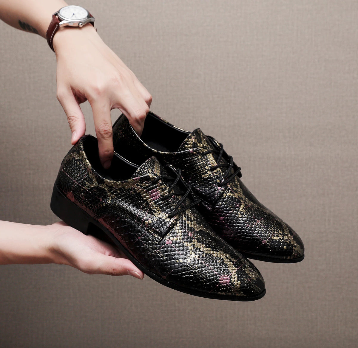 Pantofi Oxford din piele PU pentru bărbați, pantofi casual în stil urban, adidași ușori, pantofi de plimbare în aer liber pentru bărbați, încălțăminte elegantă de ocazie