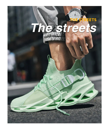 Men's Breathable Fashion Mesh Running Shoes High Quality Unisex Lightweight Tennis Athletic Sneakers 2023