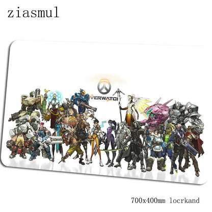 overwatch mouse pad Gorgeous Computer mat 70x40cm gaming mousepad large xl padmouse keyboard games pc gamer desk