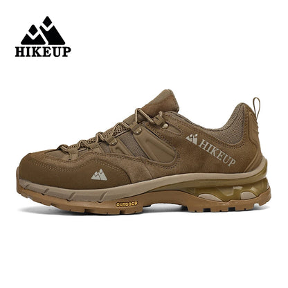 HIKEUP Non-Slip Wear-Resistant Outdoor Hiking Shoes, Breathable Splashproof Climbing Sneakers for Men, Trekking, Tourism, Mountain Shoes