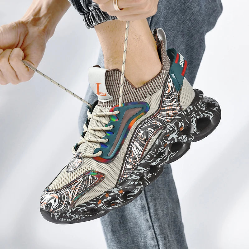 Miesten kengät, sneakerit, miesten rennot vapaa-ajan kengät, luksuskengät, hengittävät muotikengät, loaferit ja juoksukengät miehille