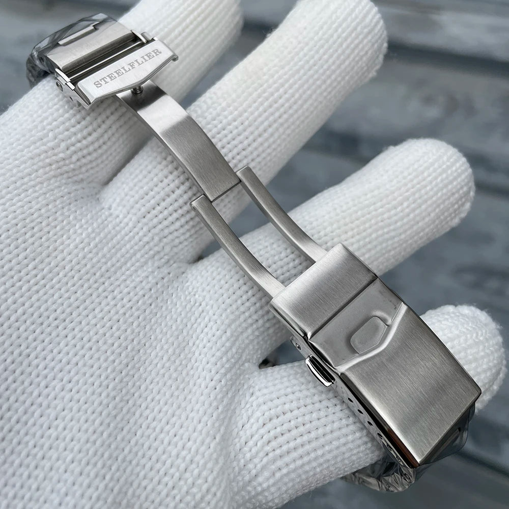 STEELFLIER Official SF792 GMT Mechanische Armbanduhr NH34 Uhrwerk Super BGW9 C3 Leuchtmasse 200M wasserdichte Luxus-Taucheruhr für Herren