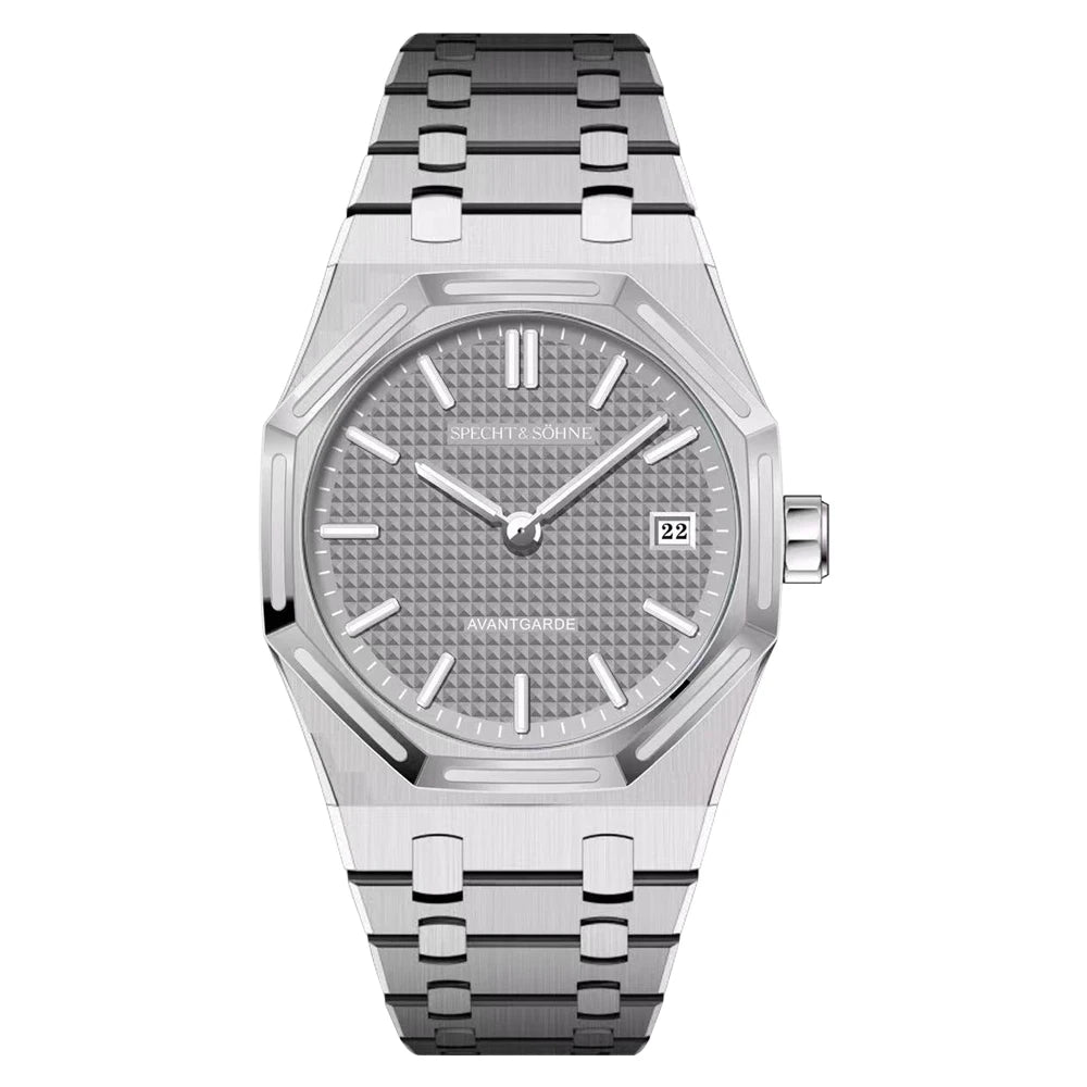 2026 New Specht & Söhne 38mm Quartz Wristwatch For Men Luminous Sapphire Crystal Ultrathin Stainless Steel Watch 50M Waterproof