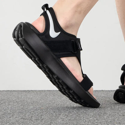Nike 2026 New Men Sandals Soft Comfort Quick Dry Non-slip Casual Summer Beach Outdoor Sandals DJ6605-001