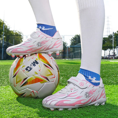 Vaikiški futbolo bateliai Lengvi futbolo sportiniai bateliai Vaikų sportiniai bateliai Lauko neslystantys futsalo bateliai Berniukų ir mergaičių treniruočių bateliai