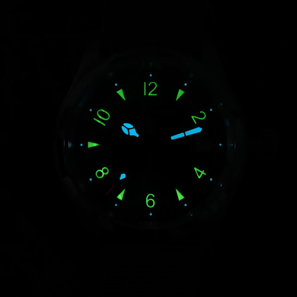 Militado ML08 Quartz Watch VH31/Ronda 515 Quartz Movement Vintage Watch Double Domed Sapphire Crystal BGW9 Luminous Men's Watch