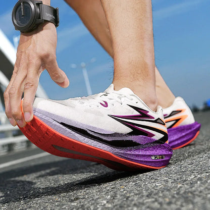 Men's Sports Running Shoes, Casual Marathon, Lightweight, Comfortable Women's Athletic Non-Slip Walking Sneakers, Outdoor Couple Shoes