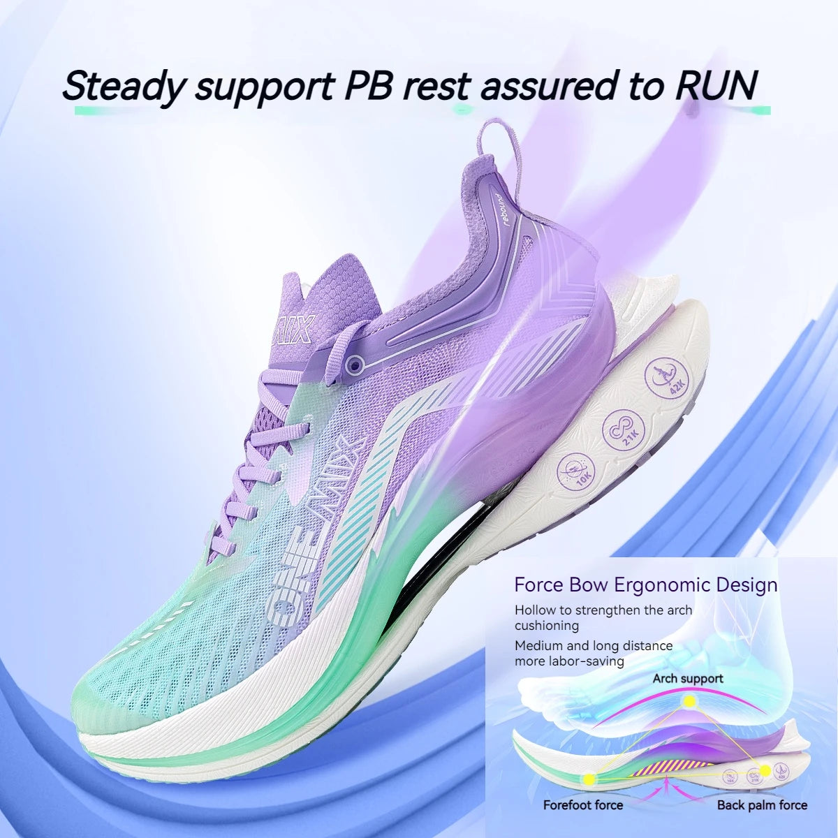 ONEMIX Carbon Plate Marathon Running Racing Shoes Professional Stable Support Shock Relief Ultra-Light Rebound Sneakers