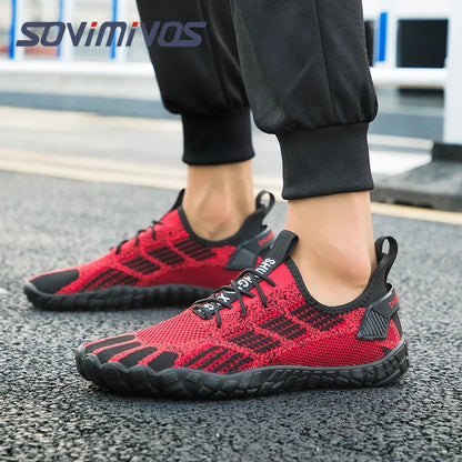Water Shoes for Men Barefoot Beach Shoes Breathable Sport Shoes Quick Dry River White Sea Aqua Sneakers Soft Beach Sneakers