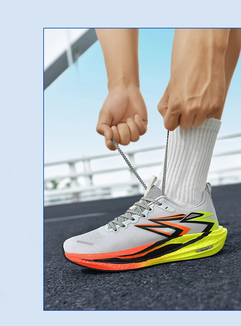 2026 New Men's Sports Running Shoes, Marathon-Ready, Breathable, Lightweight, Comfortable Women's Athletic Sneakers, Jogging Tennis Air Cushion