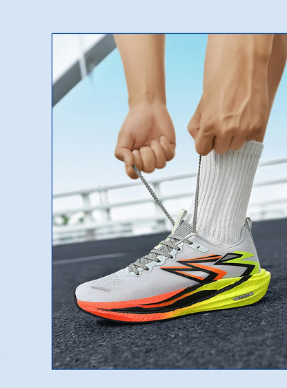 2026 New Men's Sports Running Shoes, Marathon-Ready, Breathable, Lightweight, Comfortable Women's Athletic Sneakers, Jogging Tennis Air Cushion