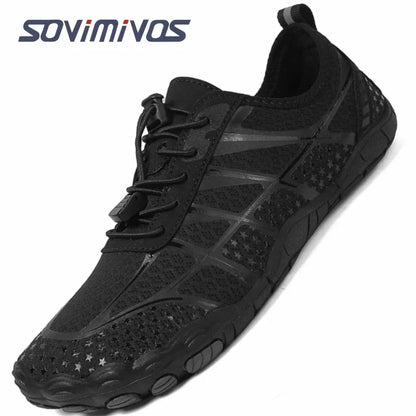 Men's Trail Running Shoes, Lightweight Athletic Zero Drop Barefoot Shoes Non Slip Outdoor Walking Minimalist Shoes for Women