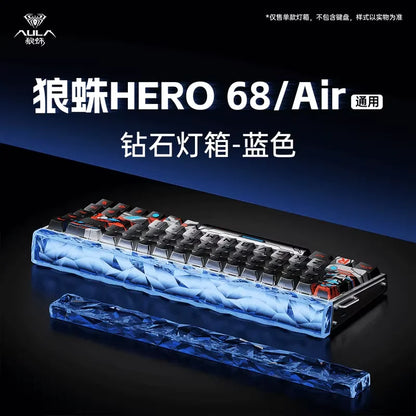 Novo AULA HERO 68HE/ULTRA — Kits de autocolantes, teclado gaming com interruptores magnéticos e acessórios para teclado mecânico com fios personalizado para e-sports