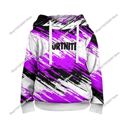 Game Fortnite Cosplay Hoodies Children's Adult Unisex Sweatshirt Pullover Hoodies Coat Casual Uniforms Halloween Outfits
