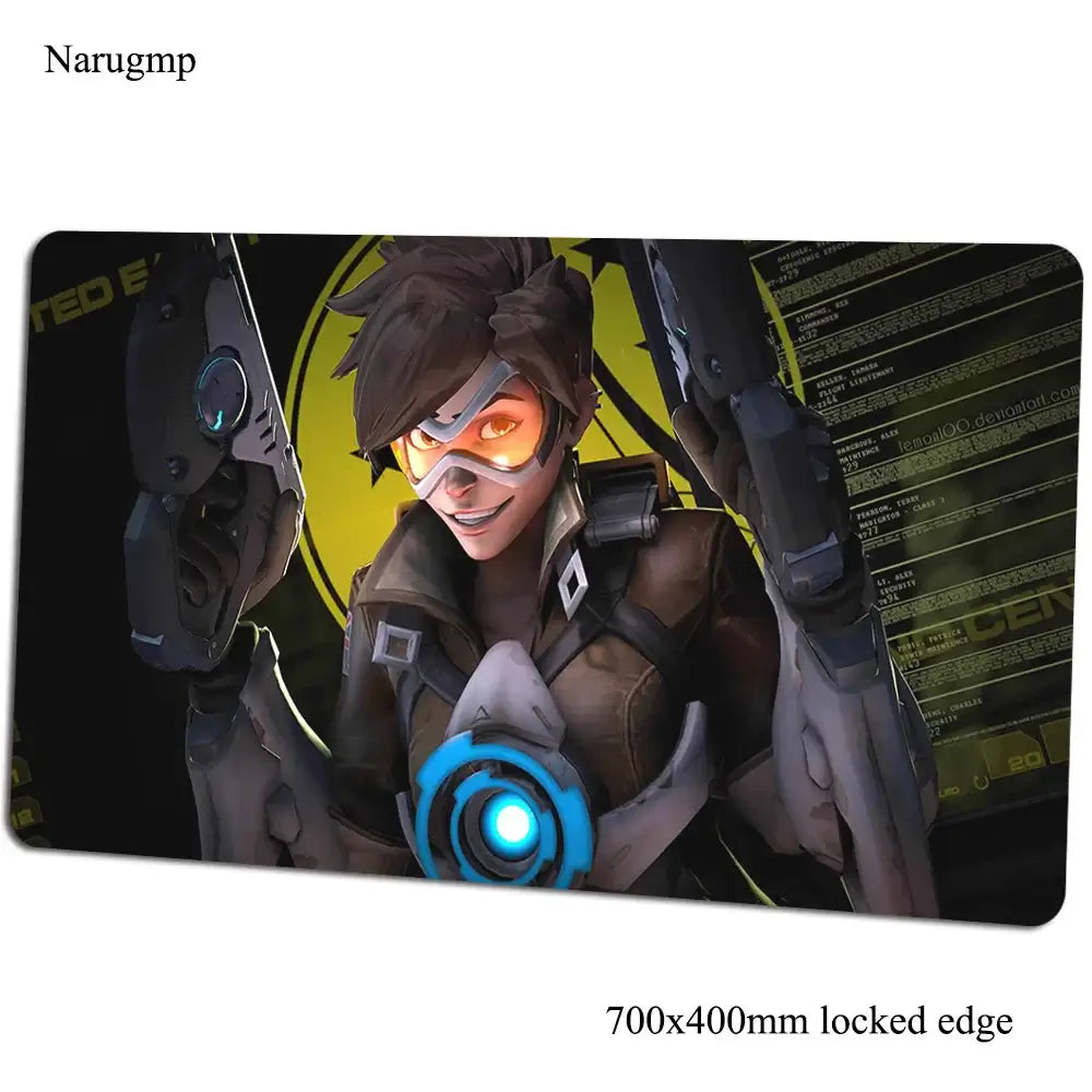 Podloga za miš Overwatch 700x400x3mm, gaming podloga za miš, anime stil, za ured i prijenosno računalo, podloga za stol, poklon za dječaka, podloga za PC gamere