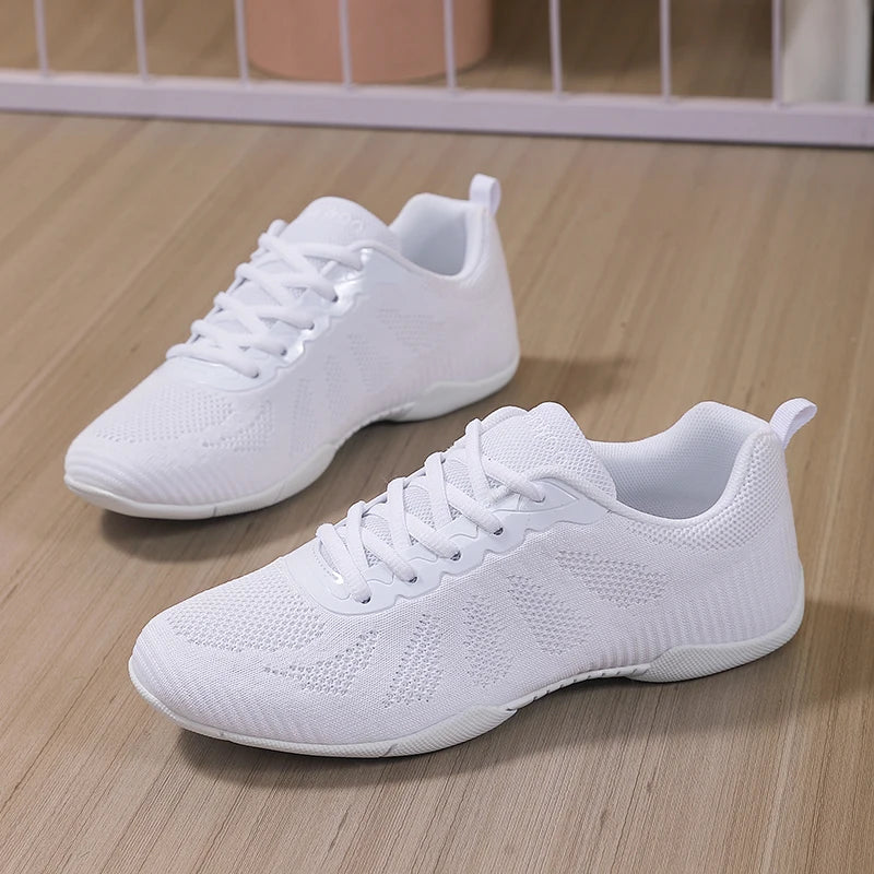 Marwoo Sneakers bianche da cheerleading per ragazze - Scarpe sportive leggere da allenamento, camminata e tennis per bambine e donne - 2316