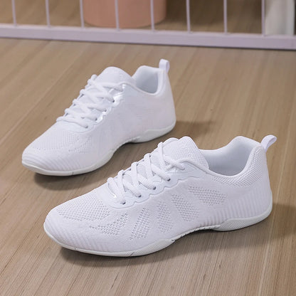 Marwoo Sneakers bianche da cheerleading per ragazze - Scarpe sportive leggere da allenamento, camminata e tennis per bambine e donne - 2316