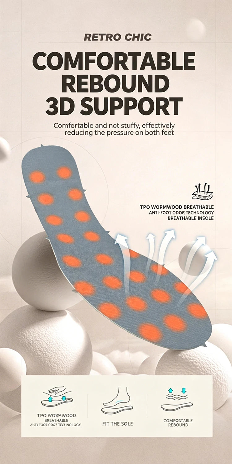 Comfortabele casual herensneakers met voetmassagetechnologie Ademende, lichtgewicht sportschoenen voor dames