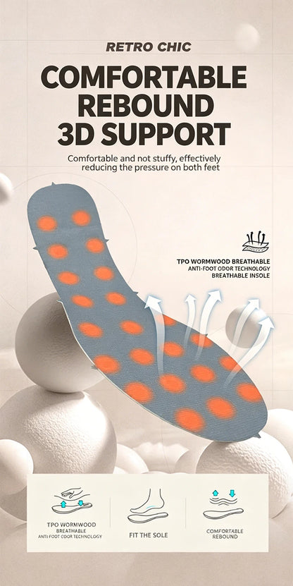 Comfortabele casual herensneakers met voetmassagetechnologie Ademende, lichtgewicht sportschoenen voor dames
