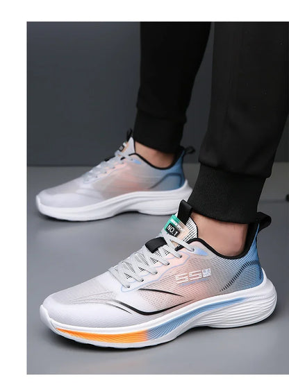 Carbon Plate Marathon Shoes Men Casual Sneakers Air Cushion Luxury Comfortable Lightweight Sports Running Shoes Male Footwear