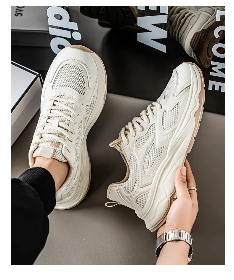 Adidași casual de viteză pentru bărbați, primăvară-vară, cu talpă moale, antiderapant, respirabili, pentru alergare în aer liber, pantofi sport de modă pentru tineri Joker