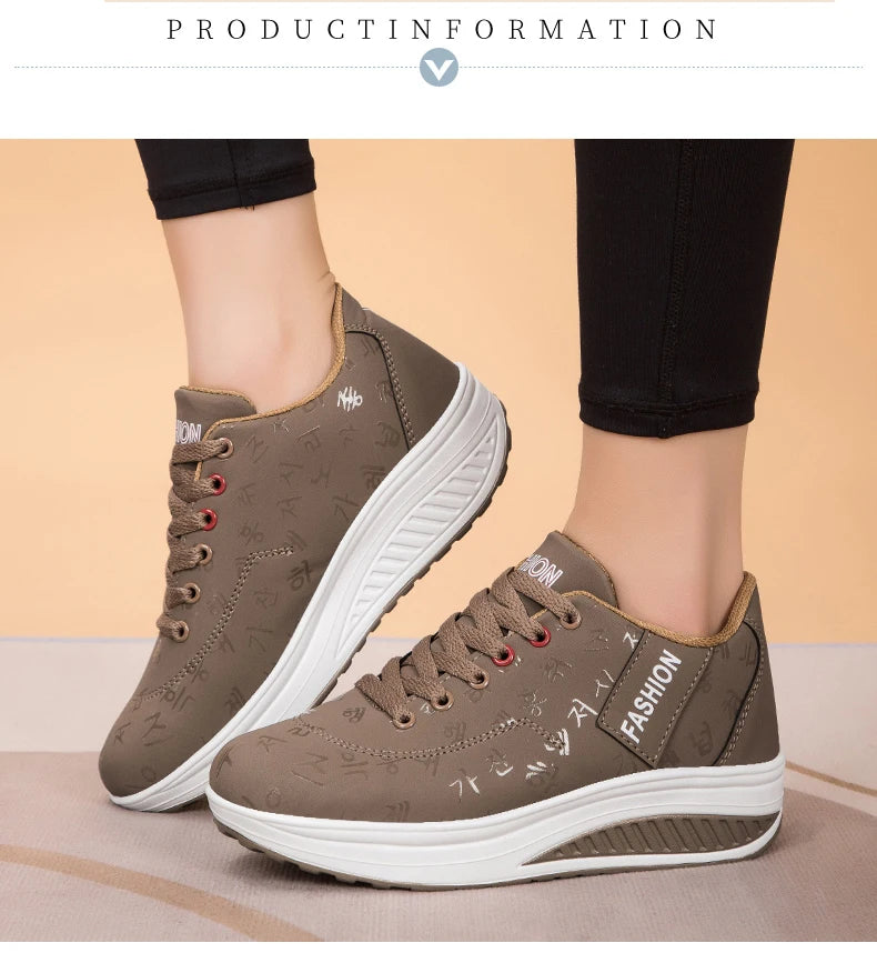 Adidași pentru femei, pantofi vulcanizați la modă pentru femei, pantofi fără toc pentru femei, pantofi de mers pe jos cu platformă, mărimi mari, Zapatillas Mujer