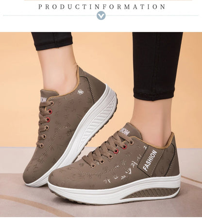 Adidași pentru femei, pantofi vulcanizați la modă pentru femei, pantofi fără toc pentru femei, pantofi de mers pe jos cu platformă, mărimi mari, Zapatillas Mujer